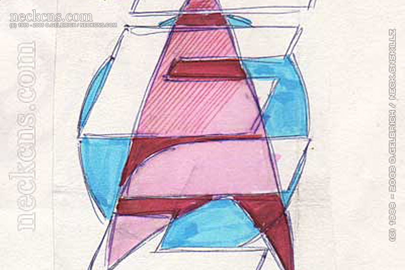 Ball point pen on paper, 1994