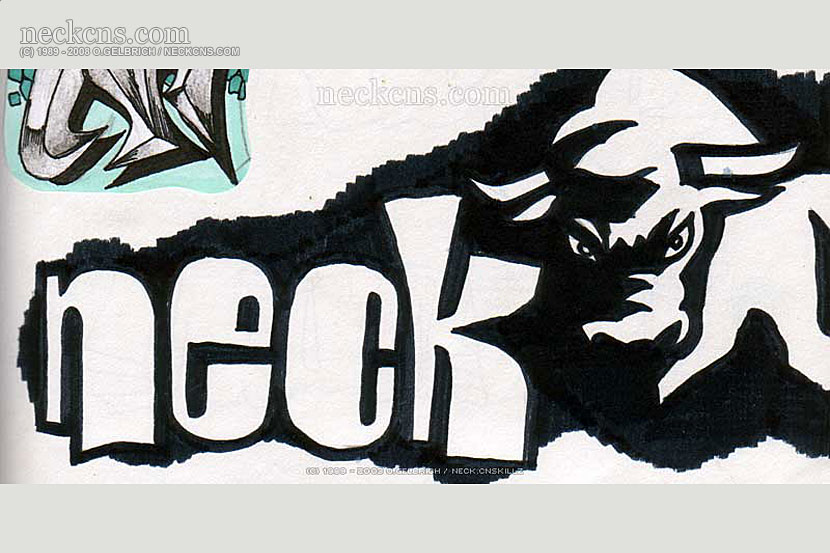 Felt pen on paper, 1995