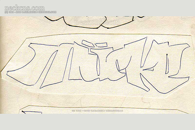 Felt pen on paper, 1995