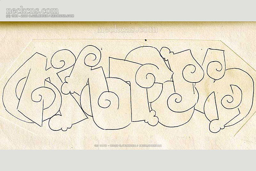 Felt pen on paper, 1995
