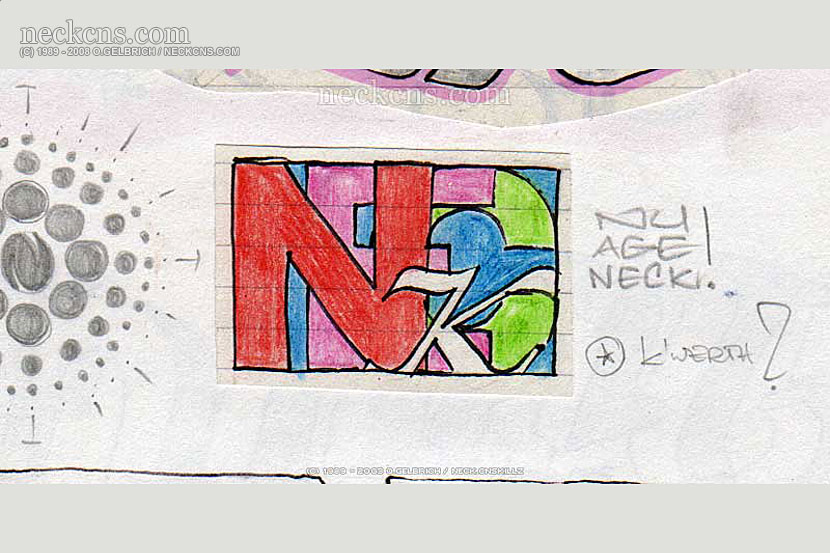 Felt pen on paper, 1995